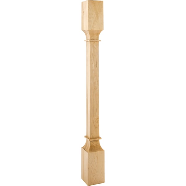 Hardware Resources 3-1/2" Wx3-1/2"Dx35-1/2"H Hard Maple Square Post P35-3.5-HMP - main